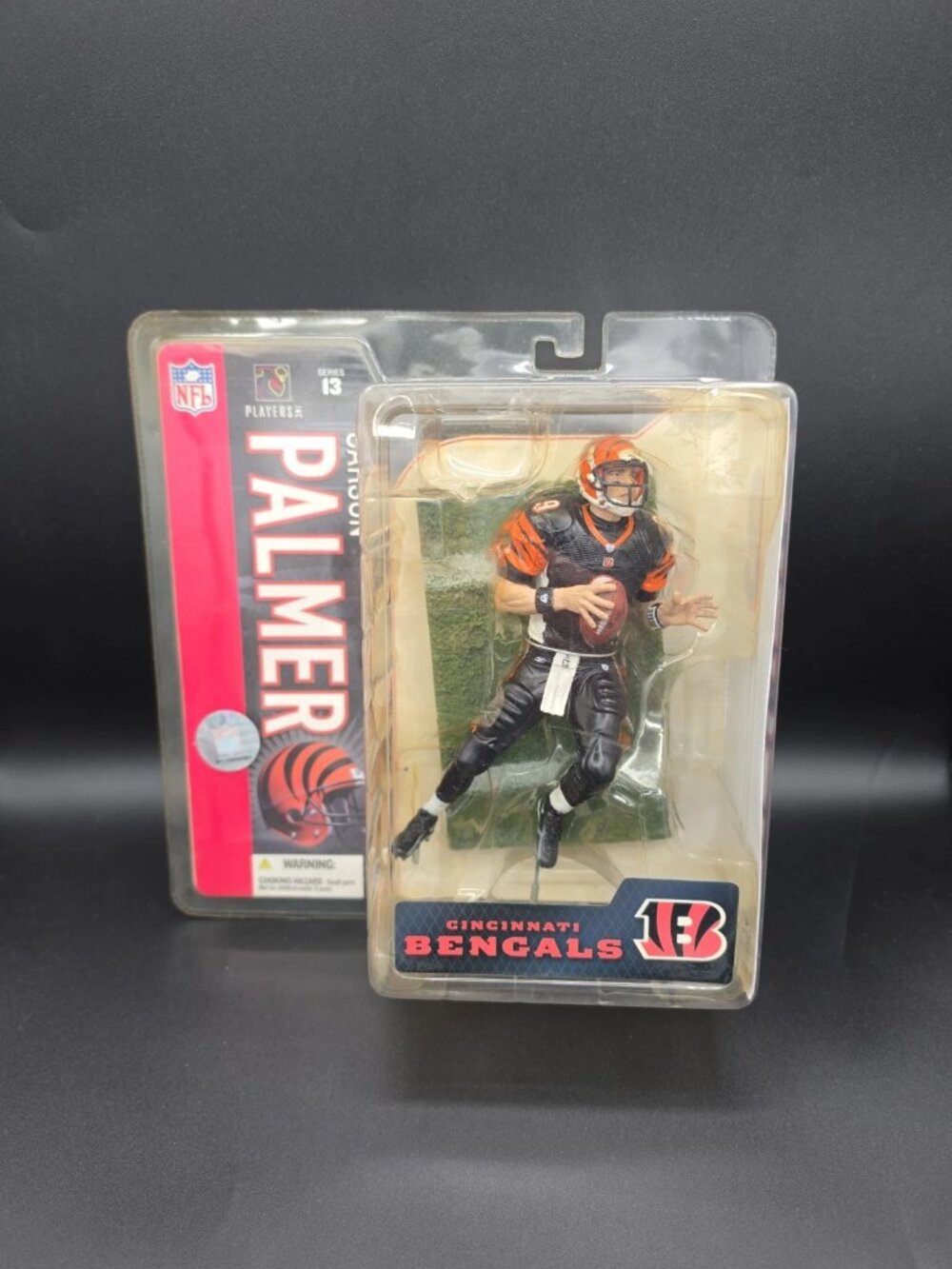 MCFARLANE NFL CARSON PALMER Cincinnati Bengals Series 13 Black Jersey New Rare